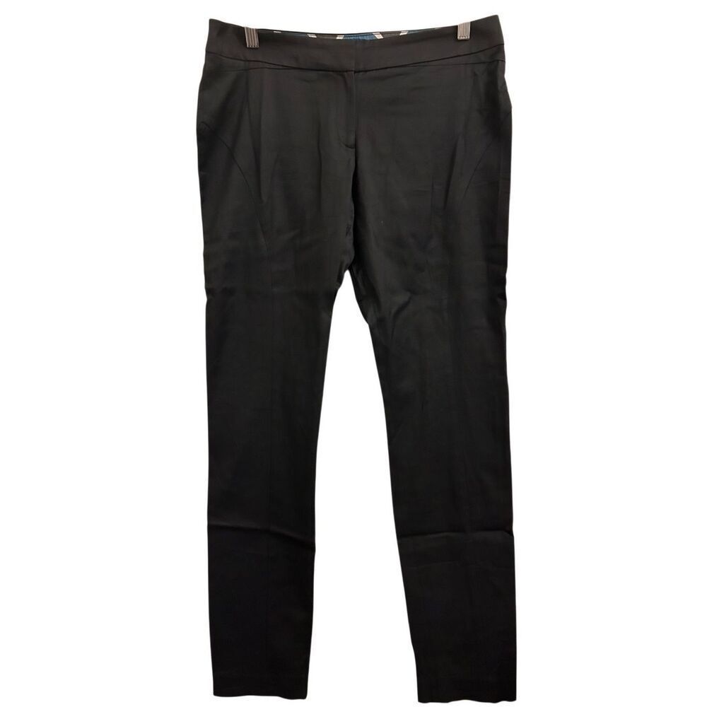 Ted Baker Cotton Stretchy Pants sz 2 (US 4-6 small) mid-rise career minimalist c